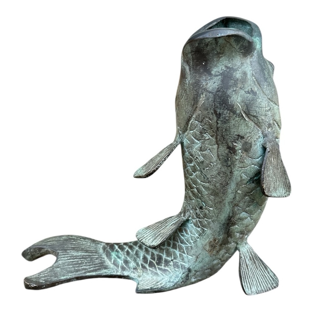 Vintage Decorative metal koi Fish Sculpture - Picture 3 of 10